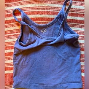 ARQ cropped tank in Periwinkle sz Small